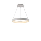 M7752 Niseko Ring Pendant 45cm 30W LED Remote Control White