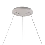 M7752 Niseko Ring Pendant 45cm 30W LED Remote Control White