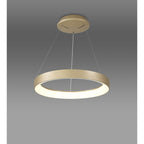 M7758 Niseko Ring Pendant 45cm 30W LED Remote Control Gold