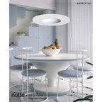 M8120/1 Notte Pendant 28W LED Square Polished Chrome/Frosted Acrylic