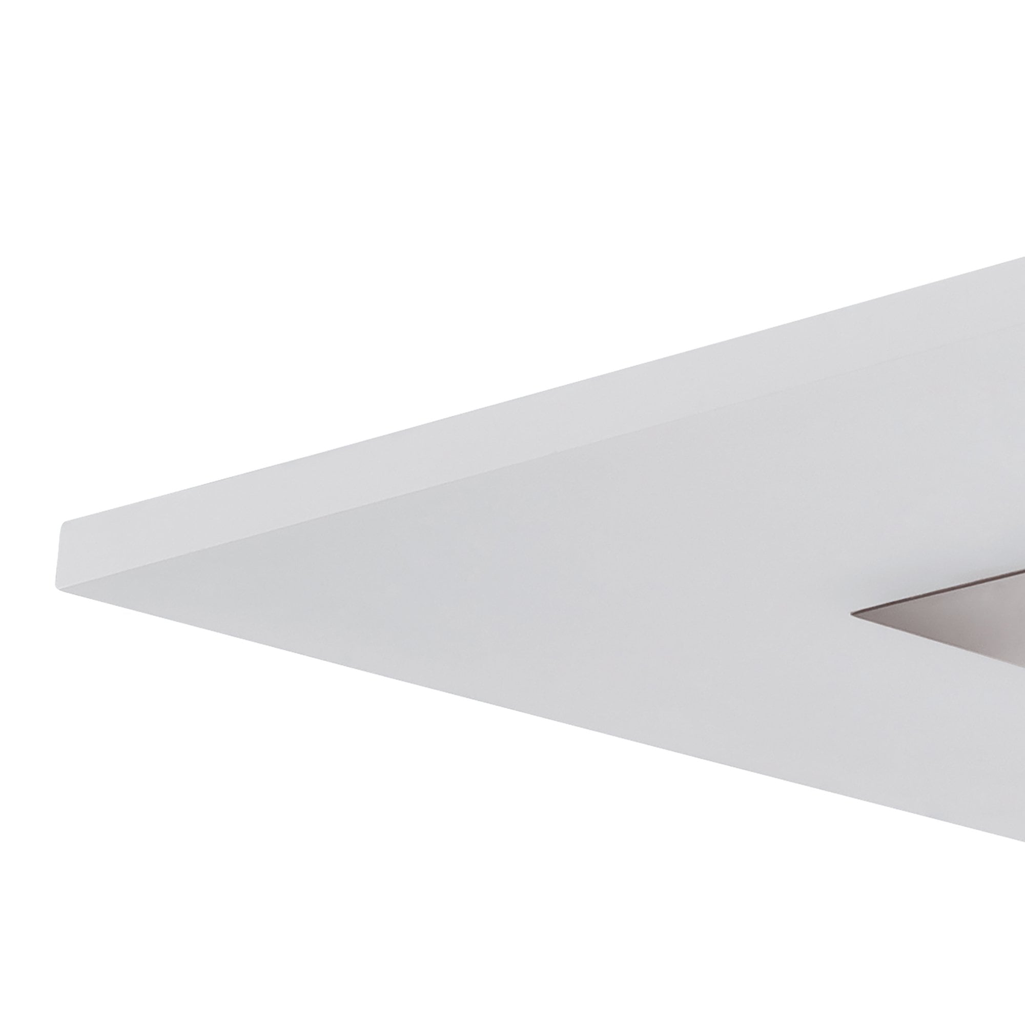 M8120/1 Notte Pendant 28W LED Square Polished Chrome/Frosted Acrylic