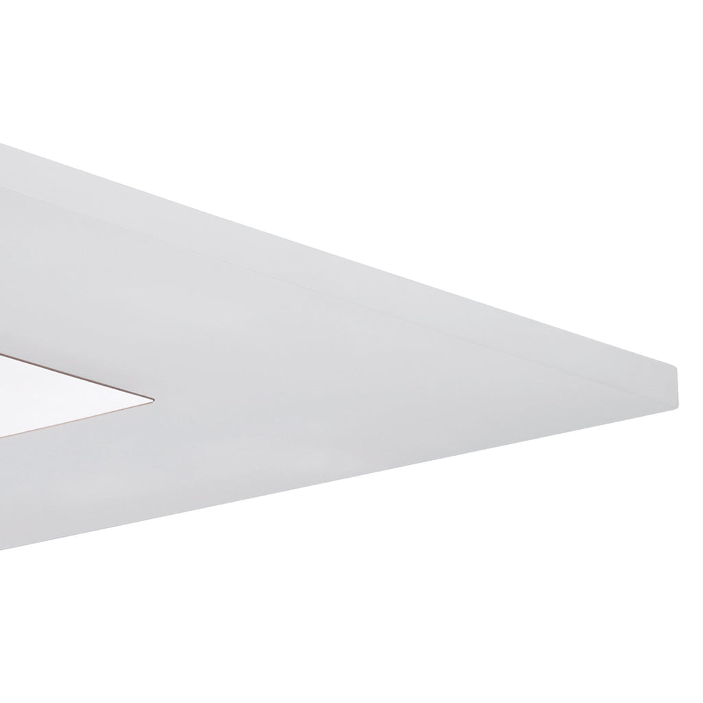 M8120/1 Notte Pendant 28W LED Square Polished Chrome/Frosted Acrylic