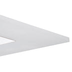 M8120/1 Notte Pendant 28W LED Square Polished Chrome/Frosted Acrylic