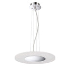M8121/1 Notte Pendant 28W LED Round Polished Chrome/Frosted Acrylic
