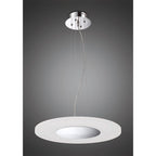 M8121/1 Notte Pendant 28W LED Round Polished Chrome/Frosted Acrylic