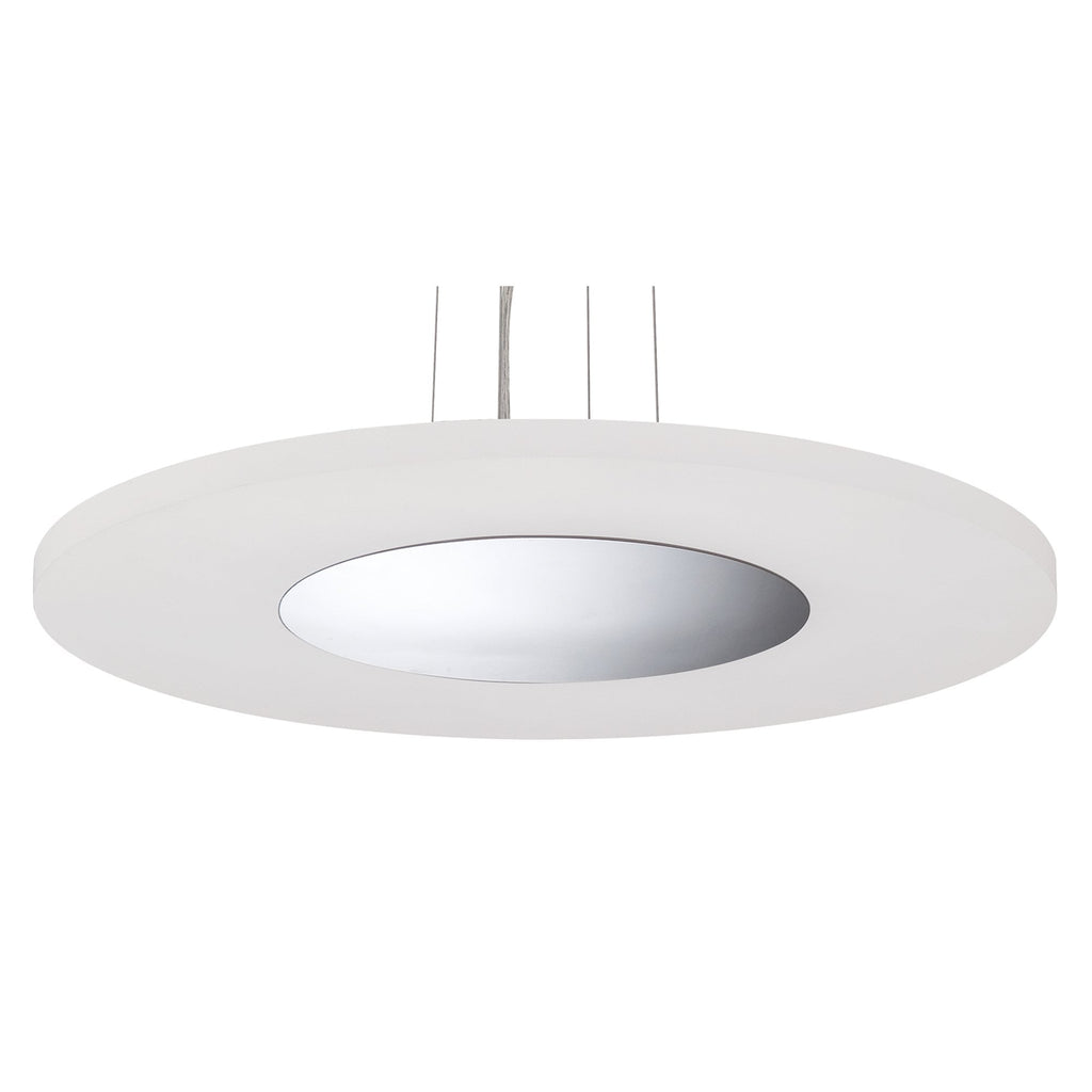 M8121/1 Notte Pendant 28W LED Round Polished Chrome/Frosted Acrylic
