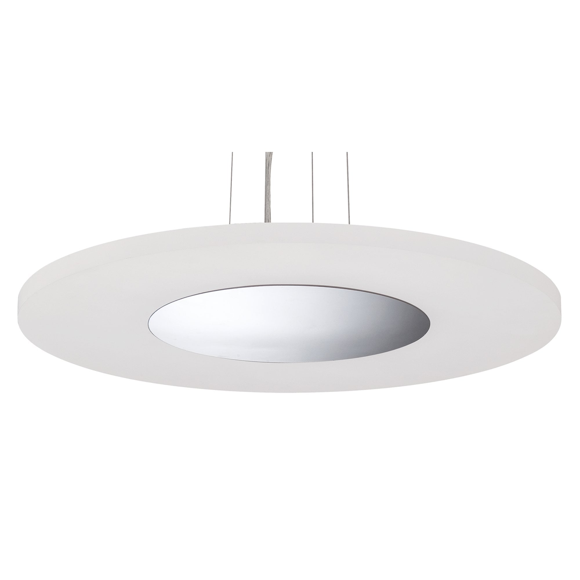 M8121/1 Notte Pendant 28W LED Round Polished Chrome/Frosted Acrylic