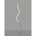 M6605 Nur II Floor Lamp 20W LED Dimmable Polished Chrome/Frosted Acrylic