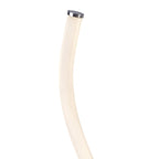 M6605 Nur II Floor Lamp 20W LED Dimmable Polished Chrome/Frosted Acrylic