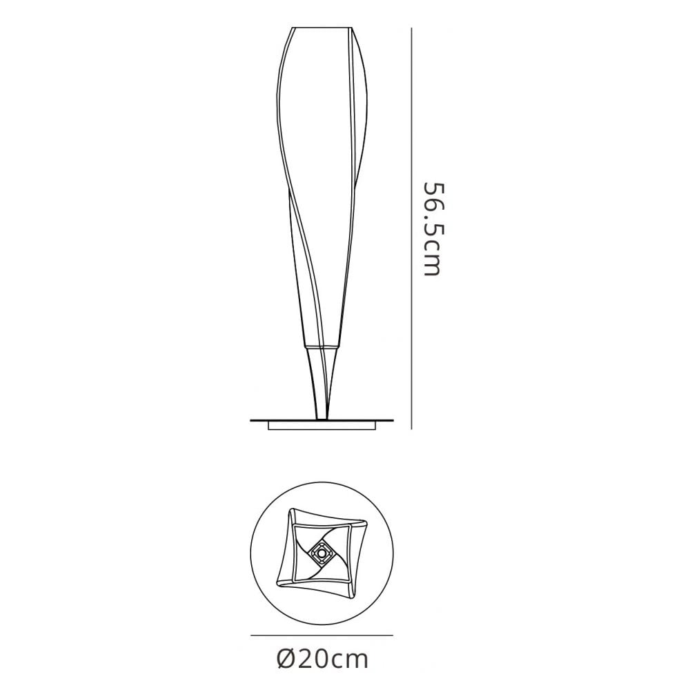 M3572 Neo Table Lamp 1 Light E27 Satin Nickel/Frosted White Glass