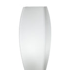 M3572 Neo Table Lamp 1 Light E27 Satin Nickel/Frosted White Glass