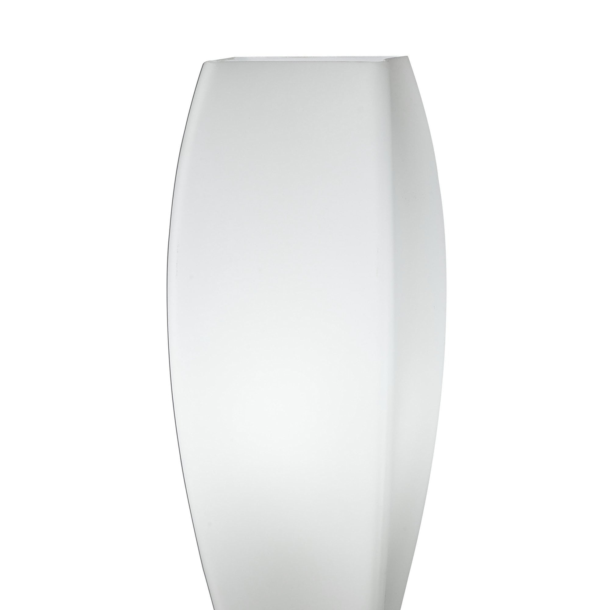 M3572 Neo Table Lamp 1 Light E27 Satin Nickel/Frosted White Glass