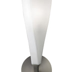 M3574/S Neo Wall Lamp Switched 1 Light E27 Satin Nickel/Frosted White Glass
