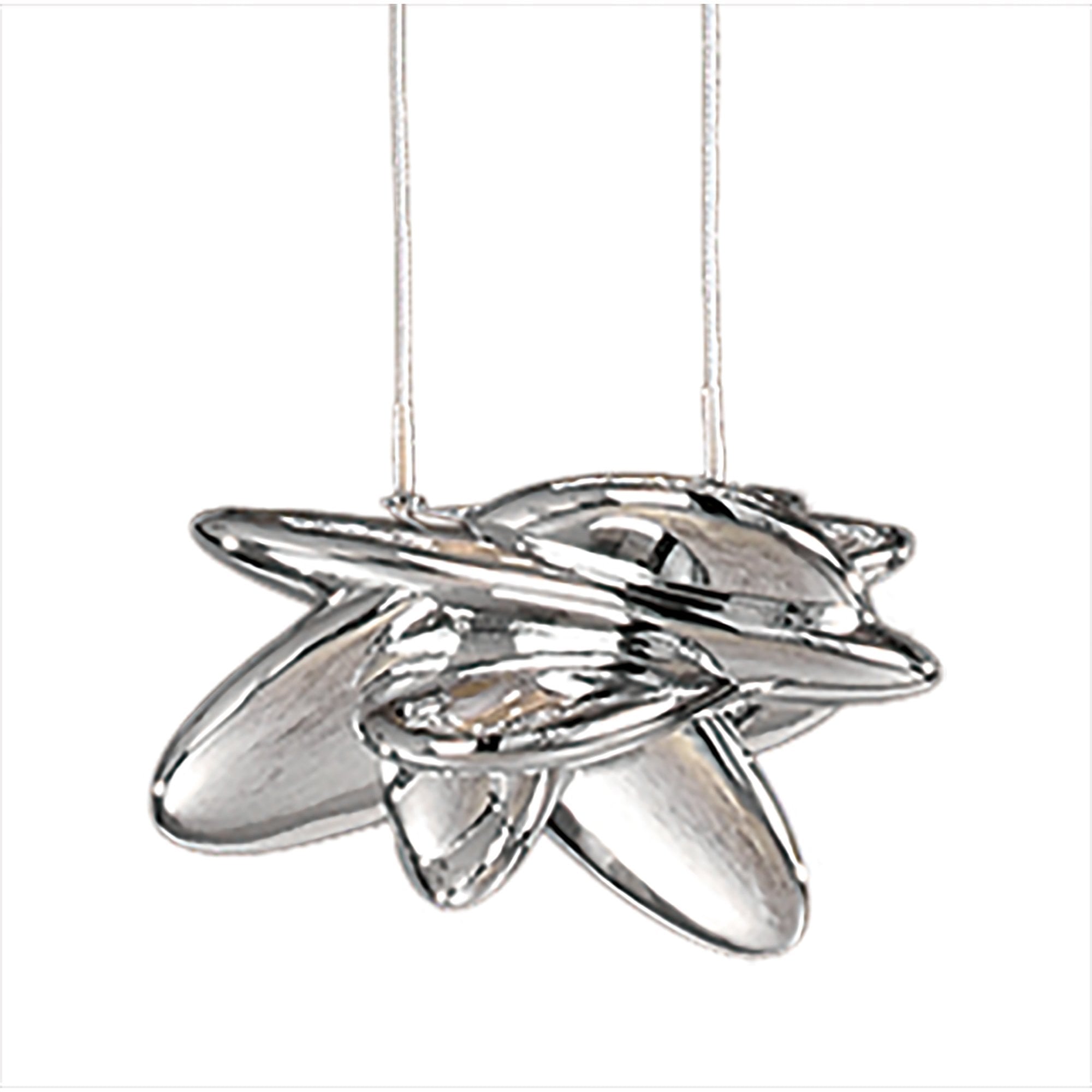 M5900 Nido Pendant 90cm Round 10 + 4 Lights 60W + 20W LED Chrome