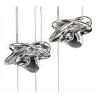 M5901 Nido Pendant 75cm Round 7 + 4 Lights 42W + 20W LED Chrome