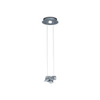 M5904 Nido Pendant 25cm Round 1 + 1 Lights 6W + 5W LED Chrome
