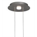 M5904 Nido Pendant 25cm Round 1 + 1 Lights 6W + 5W LED Chrome