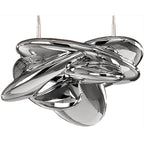M5904 Nido Pendant 25cm Round 1 + 1 Lights 6W + 5W LED Chrome