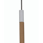 M5461 Nordica II Position Pendant 3 Light 3x23W E27 White/Beech White Shades