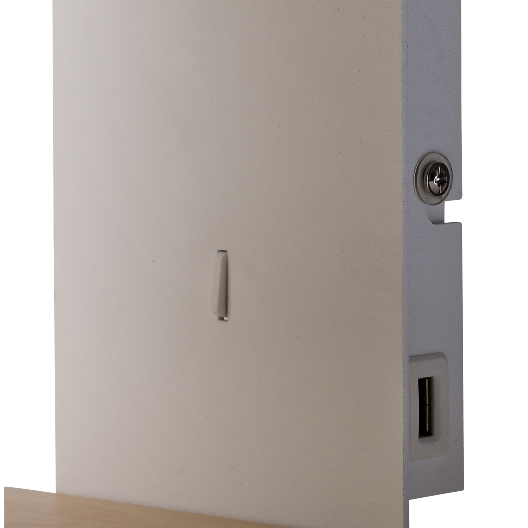 M5462 Nordica II Position Switched Wall Light USB Socket 1 Light White/Beech White Shade