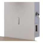 M5463 Nordica II Position Switched Wall Light USB Socket LED White/Beech