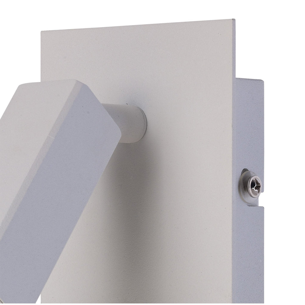 M5463 Nordica II Position Switched Wall Light USB Socket LED White/Beech