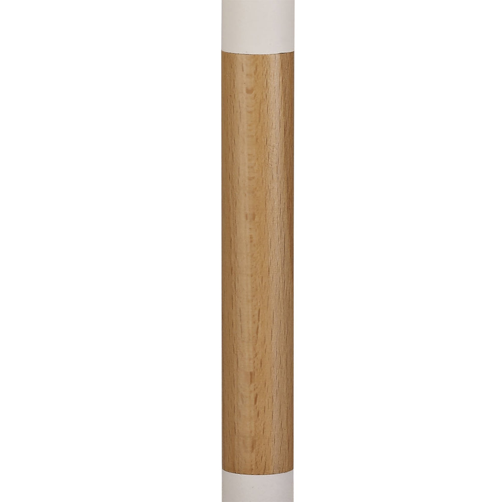 M5464 Nordica II Table Lamp USB Socket 1 Light White/Beech White Shade