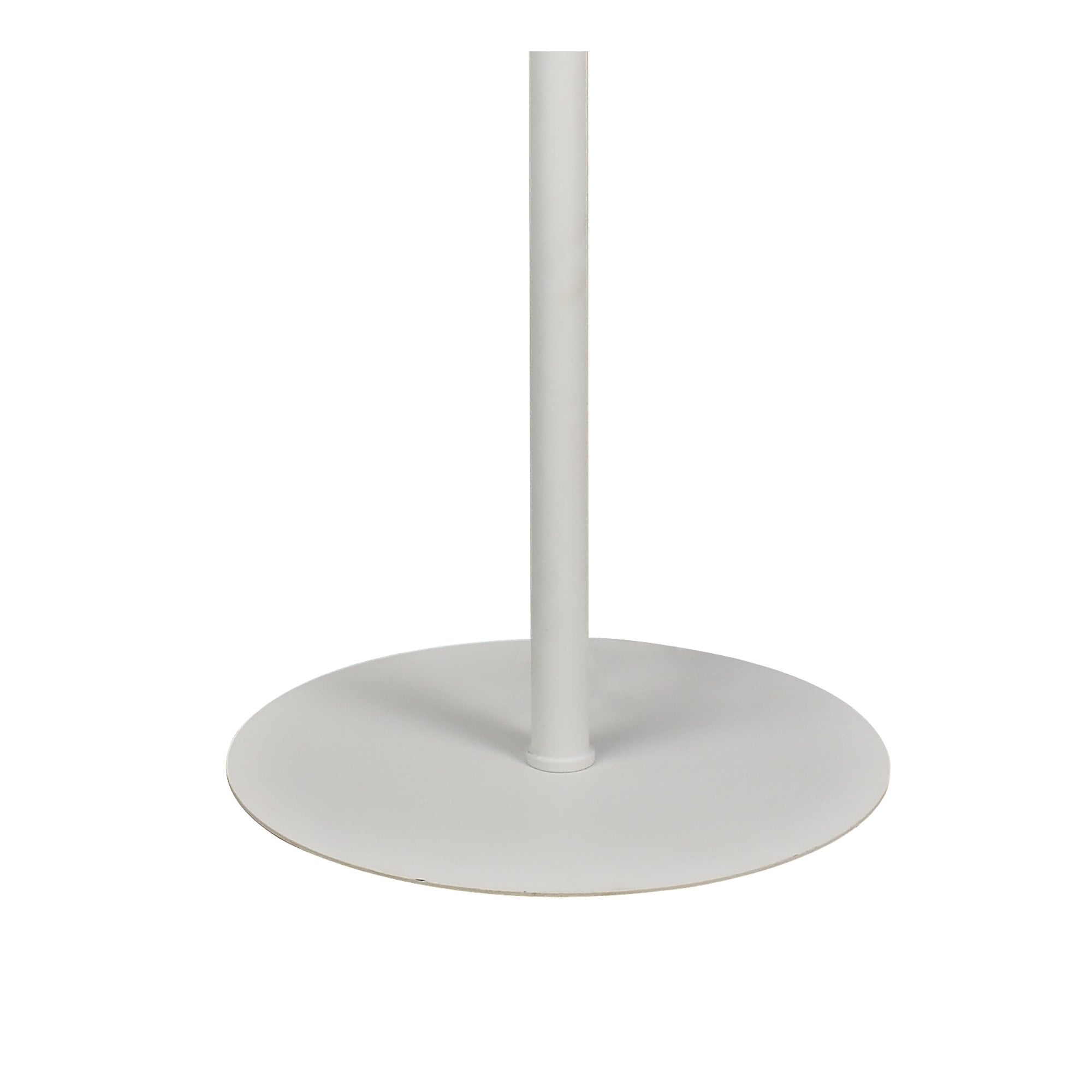 M5465 Nordica II Floor Lamp USB Socket 1 Light White/Beech White Shade