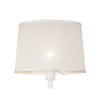 M5465 Nordica II Floor Lamp USB Socket 1 Light White/Beech White Shade