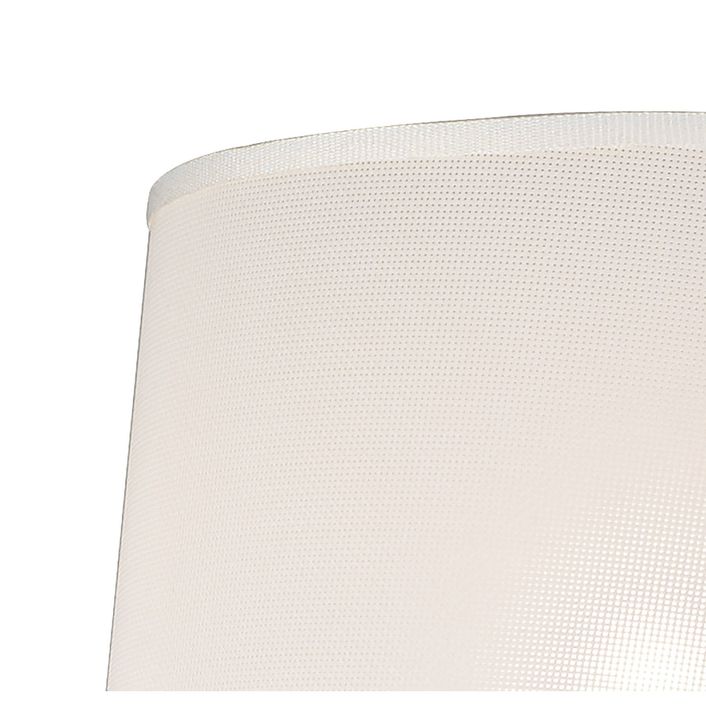 M5465 Nordica II Floor Lamp USB Socket 1 Light White/Beech White Shade
