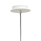 M4926 Nordica Pendant White Shade 1 Light E27 Matt White/Beech Ivory White Shade