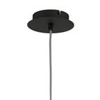 M4927 Nordica Pendant Black Shade 1 Light E27 Matt Black/Beech Black Shade