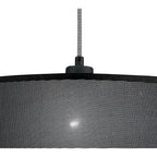 M4929 Nordica Multi Position Pendant Black Shade 1 Light E27 Matt Black/Beech Black Shade