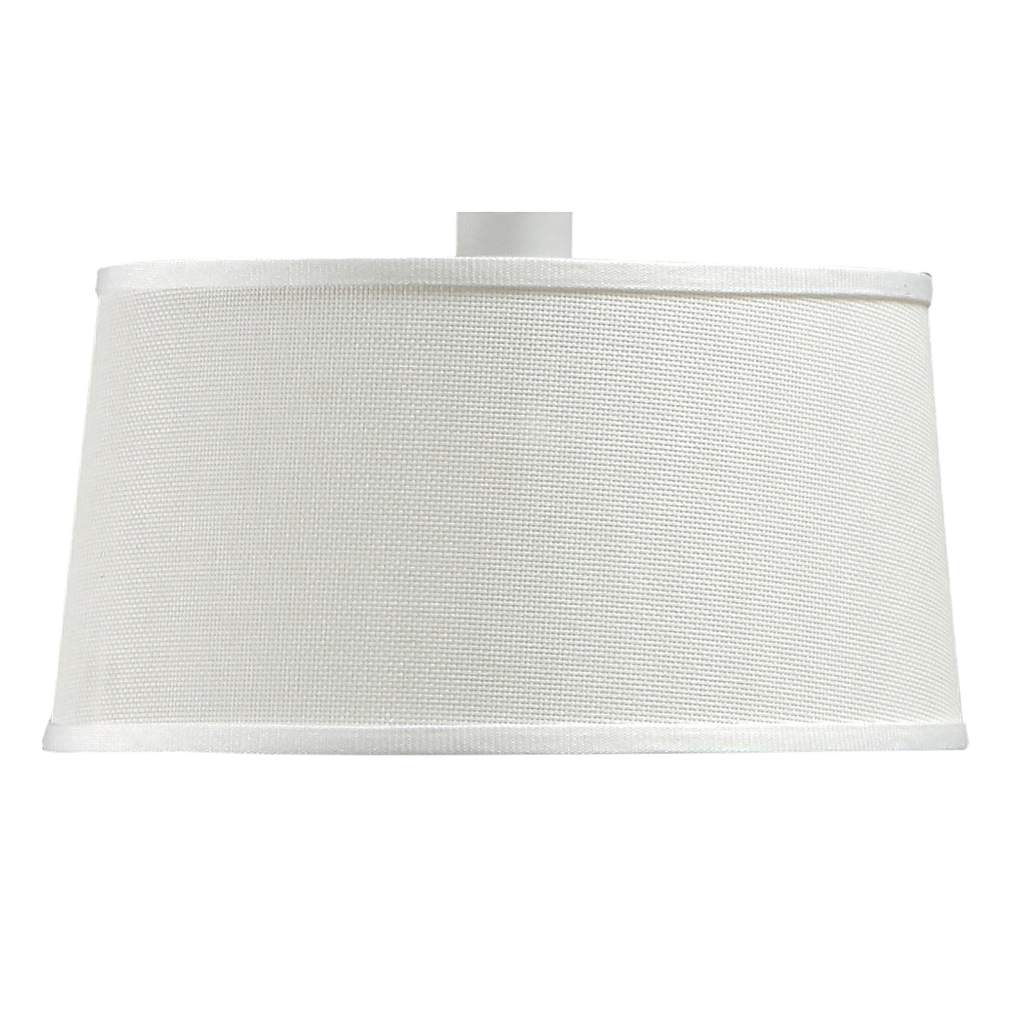 M4930 Nordica Linear Pendant White Shade 2 Light E27 Matt White/Beech Ivory White Shades