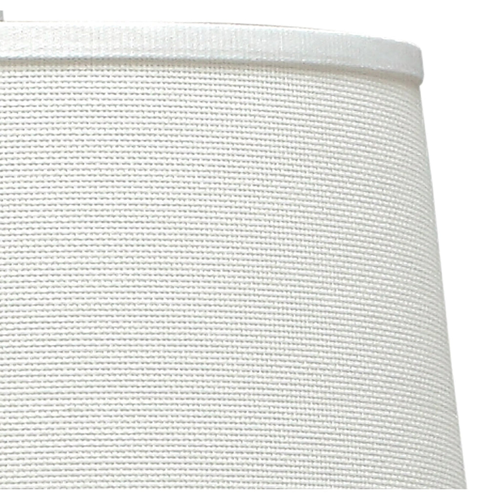 M4930 Nordica Linear Pendant White Shade 2 Light E27 Matt White/Beech Ivory White Shades