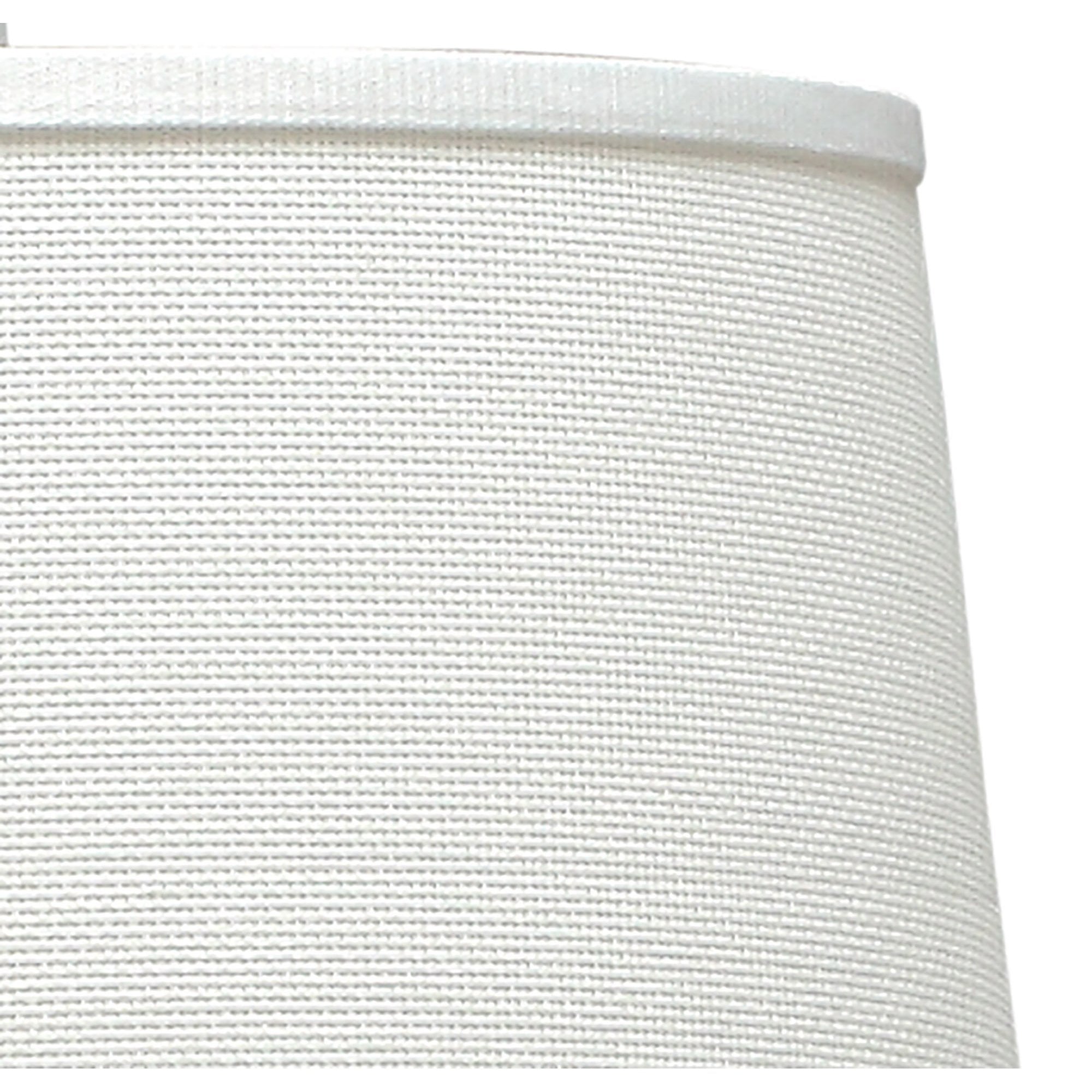 M4930 Nordica Linear Pendant White Shade 2 Light E27 Matt White/Beech Ivory White Shades