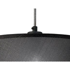 M4931 Nordica Linear Pendant Black Shade 2 Light E27 Matt Black/Beech Black Shades