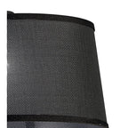 M4931 Nordica Linear Pendant Black Shade 2 Light E27 Matt Black/Beech Black Shades