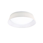 M4961 Nordica Flush Ceiling 21W LED 45CM Off White White Acrylic Ivory White Shade