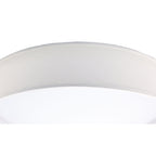 M4962 Nordica Flush Ceiling 30W LED 60CM Off White White Acrylic Ivory White Shade