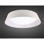 M4963 Nordica Flush Ceiling 60W LED 90cm Off White White Acrylic Ivory White Shade