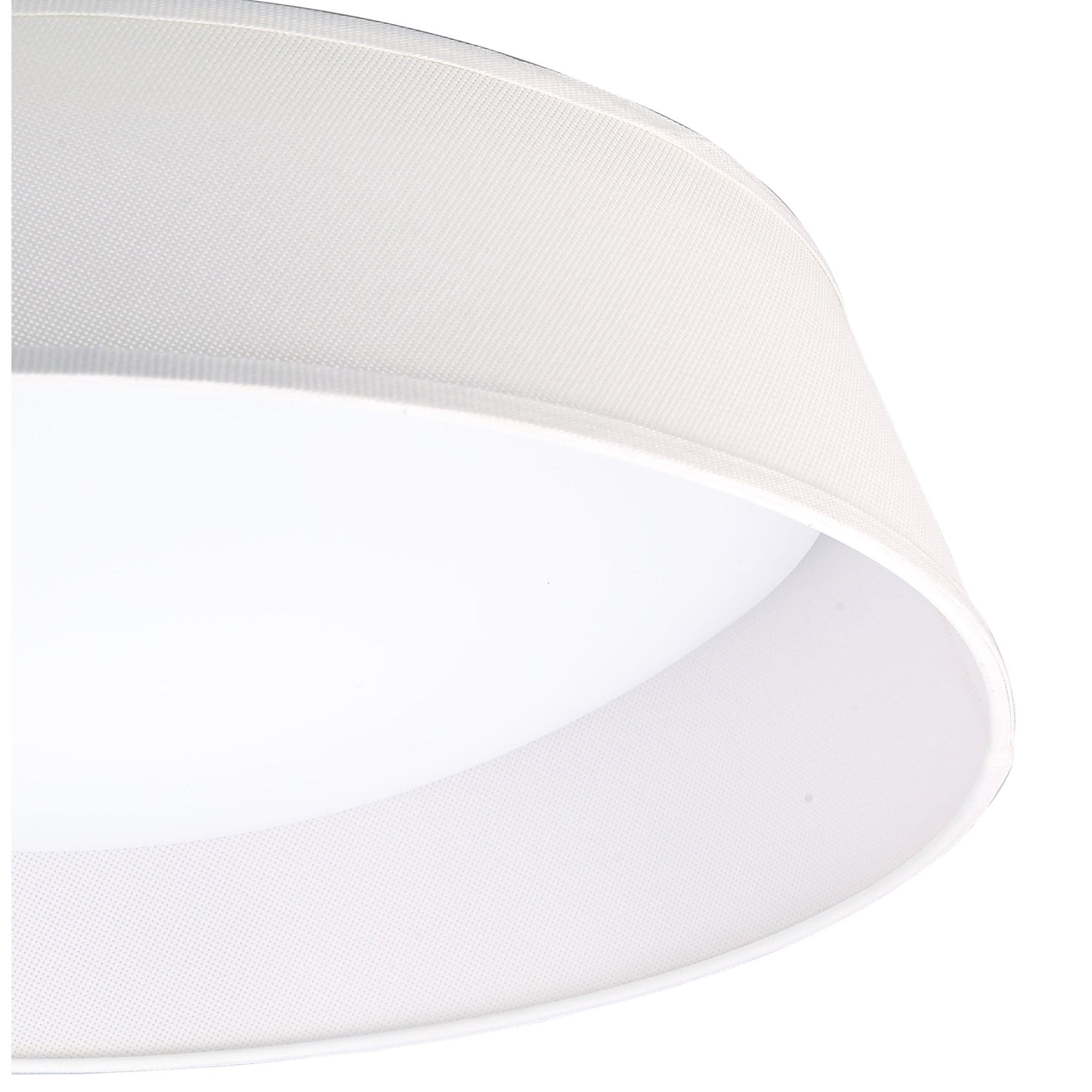 M4963 Nordica Flush Ceiling 60W LED 90cm Off White White Acrylic Ivory White Shade