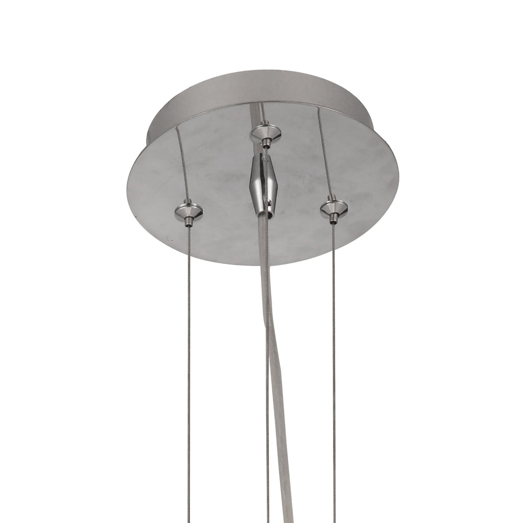 M6274 Nubole Pendant 40cm Round 1 Light Opal White