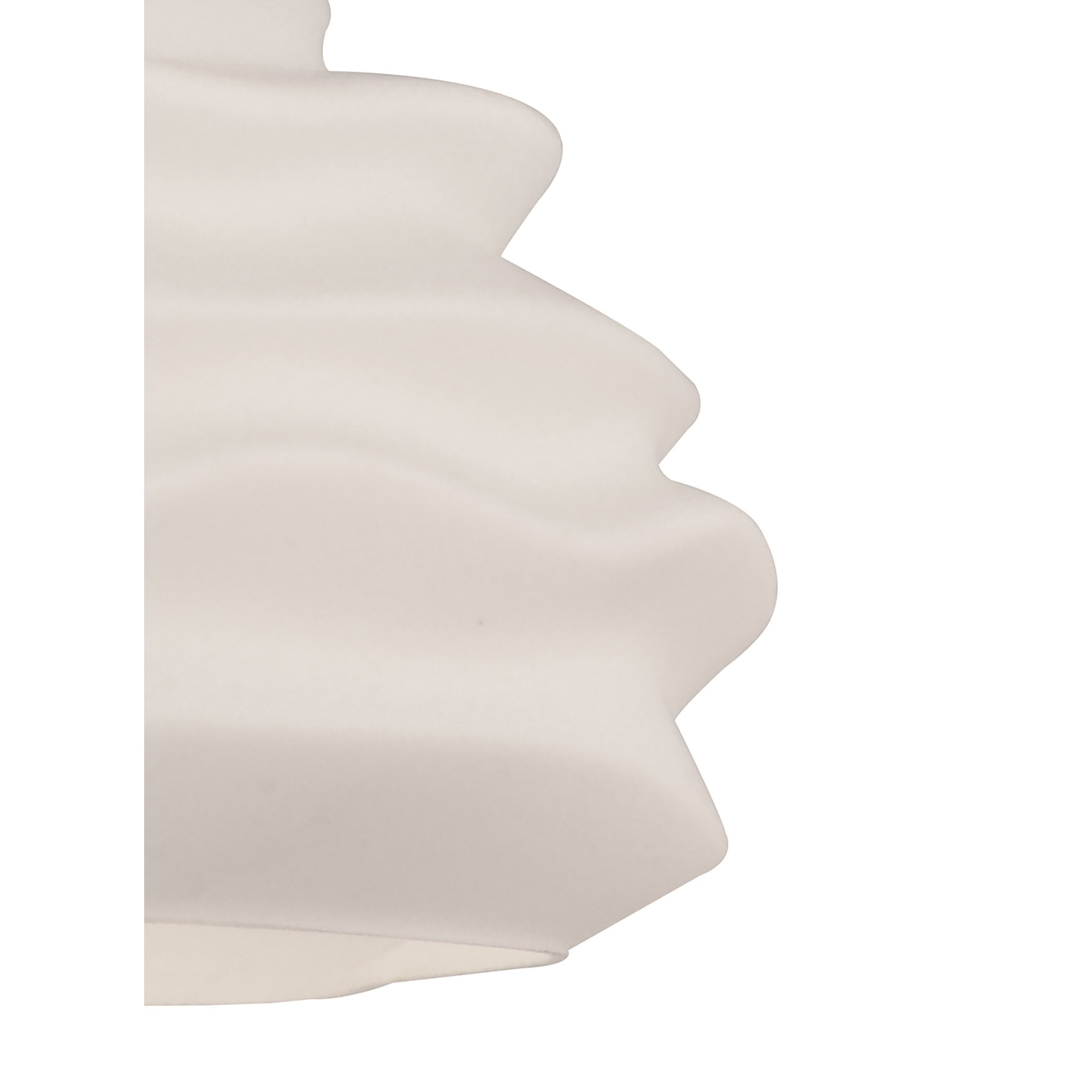 M6274 Nubole Pendant 40cm Round 1 Light Opal White