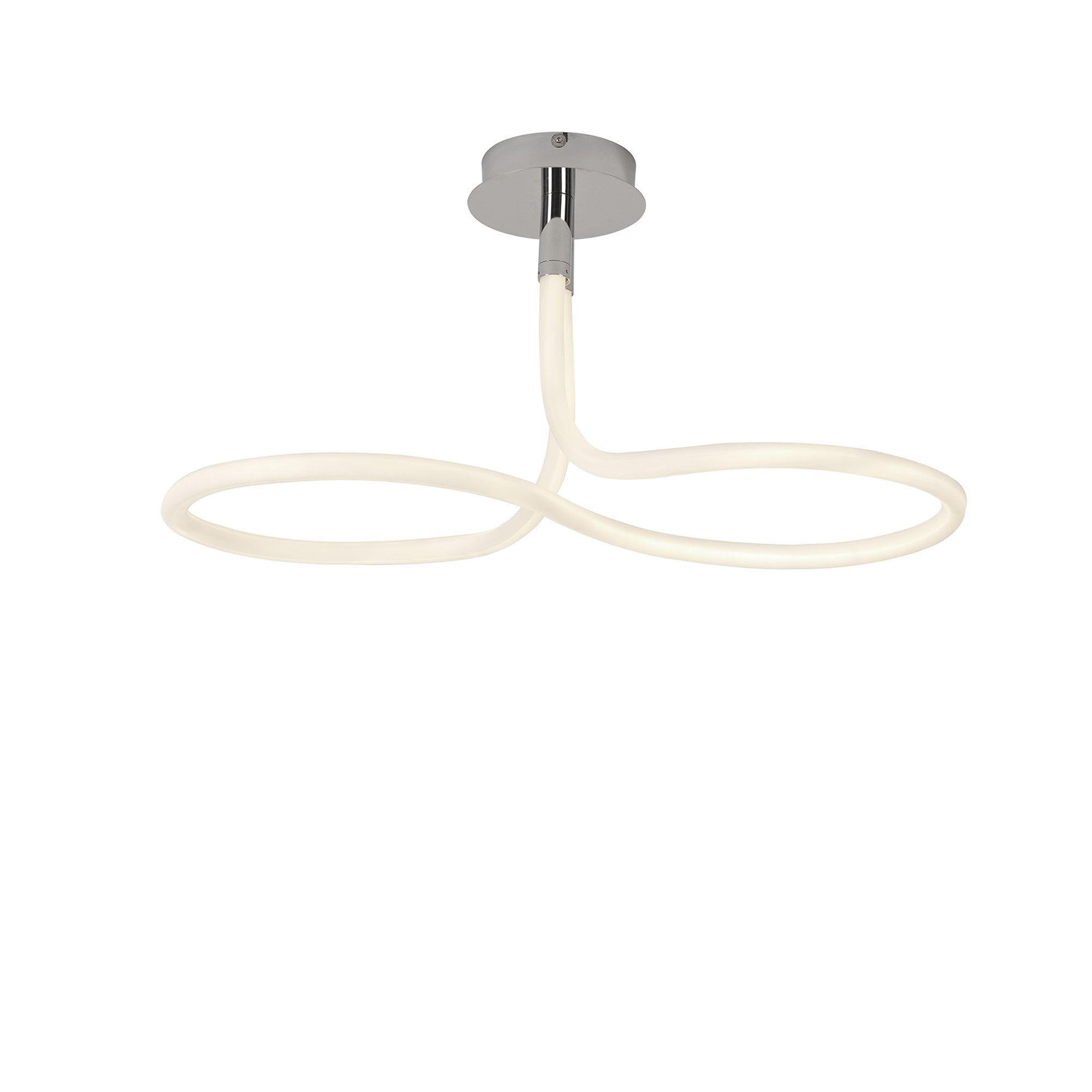 M6601 Nur II Rectangular Ceiling 40W LED Chrome
