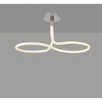 M6601 Nur II Rectangular Ceiling 40W LED Chrome
