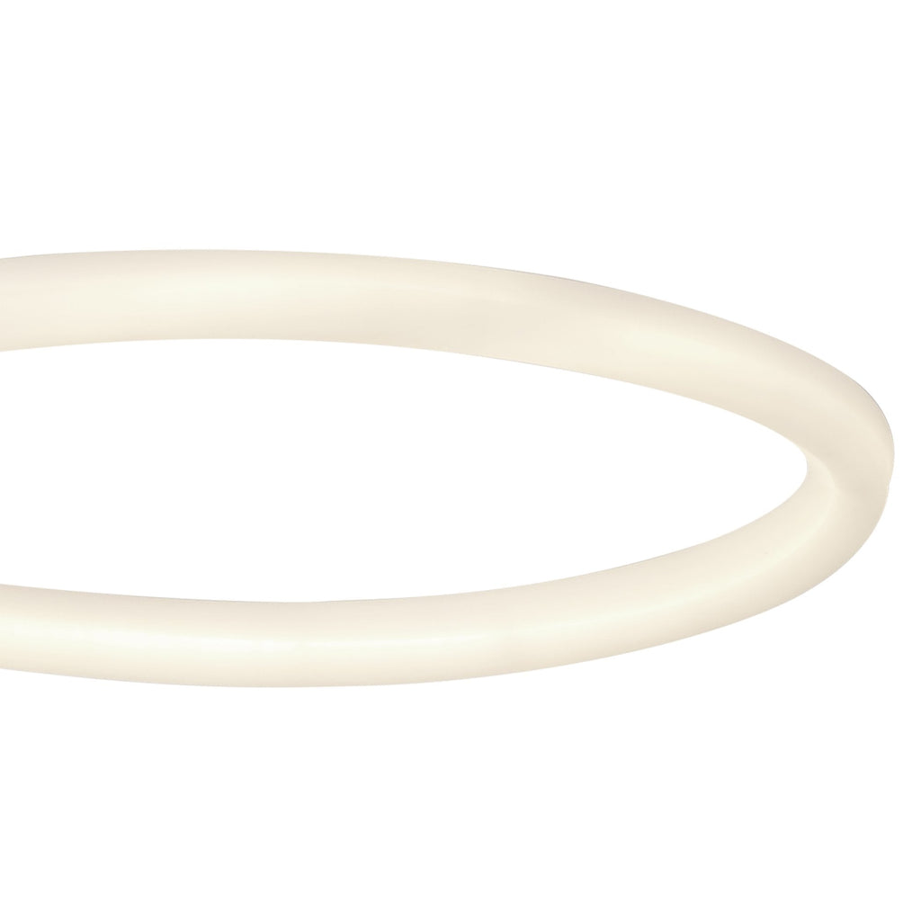 M6601 Nur II Rectangular Ceiling 40W LED Chrome