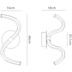 M6603/S Nur II Switched Wall Lamp 12W LED Chrome