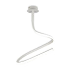 M6002 Nur Blanco Semi Flush 30W LED Dimmable White/Frosted Acrylic