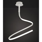 M6002 Nur Blanco Semi Flush 30W LED Dimmable White/Frosted Acrylic